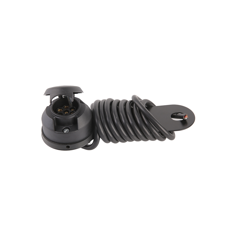 Priză din plastic cu 7 pini cu placă metalică JH010-A