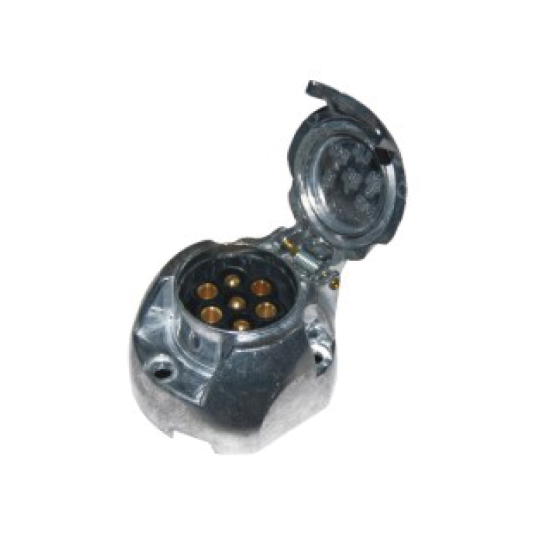 Priză pătrată mare din aluminiu cu 7 pini JH009-B