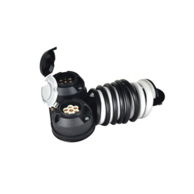 PRISA 7Pin N S cu metal, placa, lungime cablu 1,6 m, negru 1x.5+6x1.5mm2 ,gri 7x0.75mm² pentru referinta JH010-C