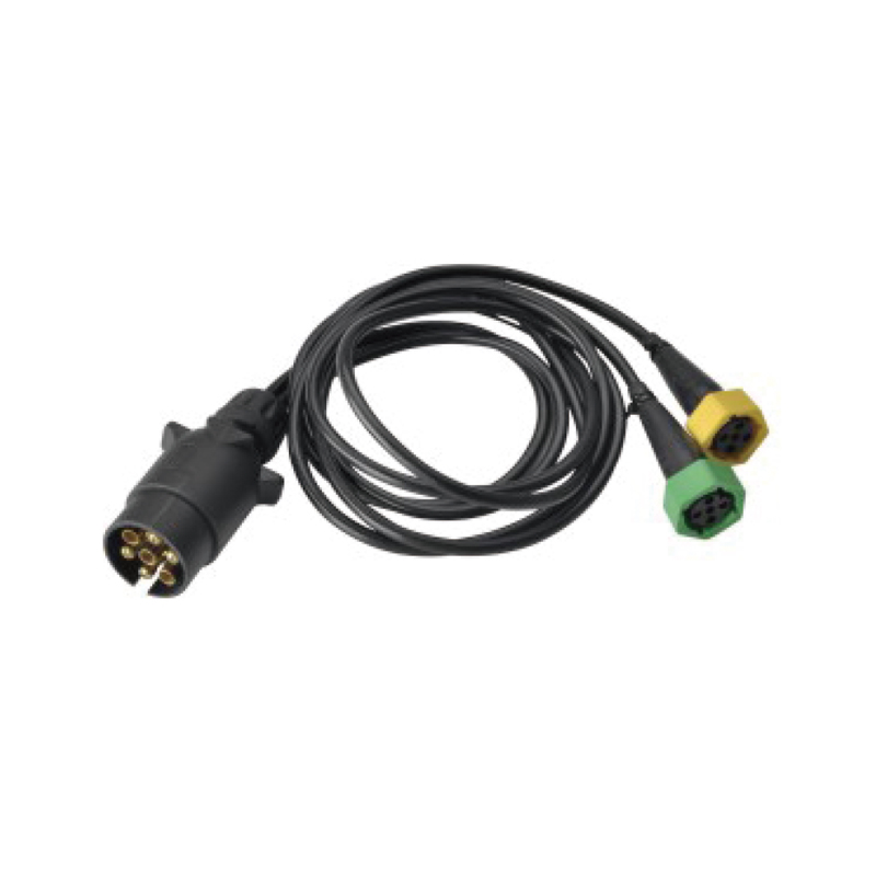 Bobina dreaptă PVC cu 7 poli, pe mufa JH003 și două mufe pastice cu 5 pini, lungime cablu 1M,2M,3M...JH017-H