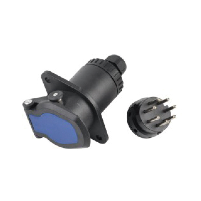 Fișă ABS cu 7 pini, șurub tip JH044-B