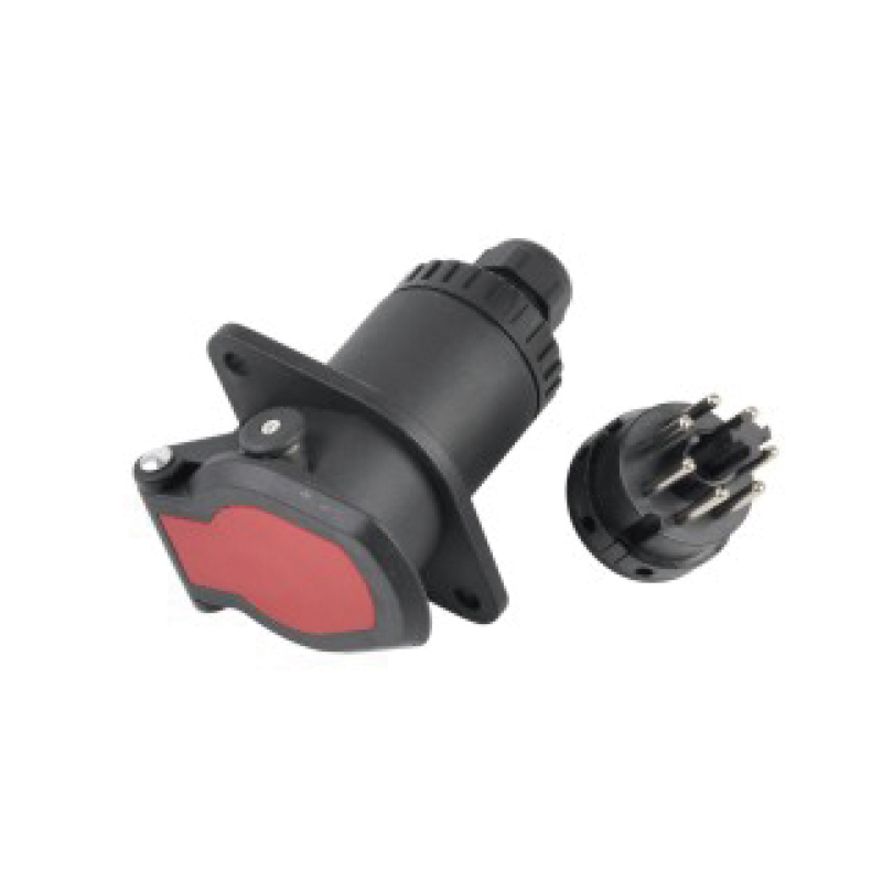 Fișă ABS cu 7 pini, șurub tip JH044-C