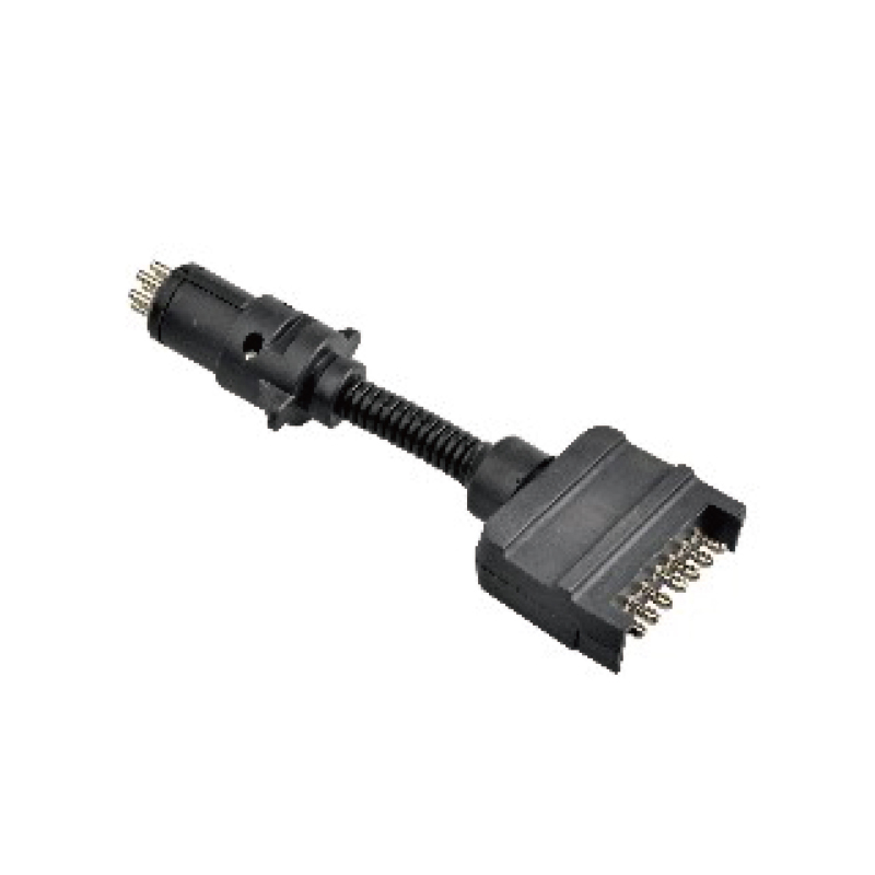 Priză plată cu 7 pini pe mașină la mufa rotundă mică cu 7 pini pe remorcă JH019-B
