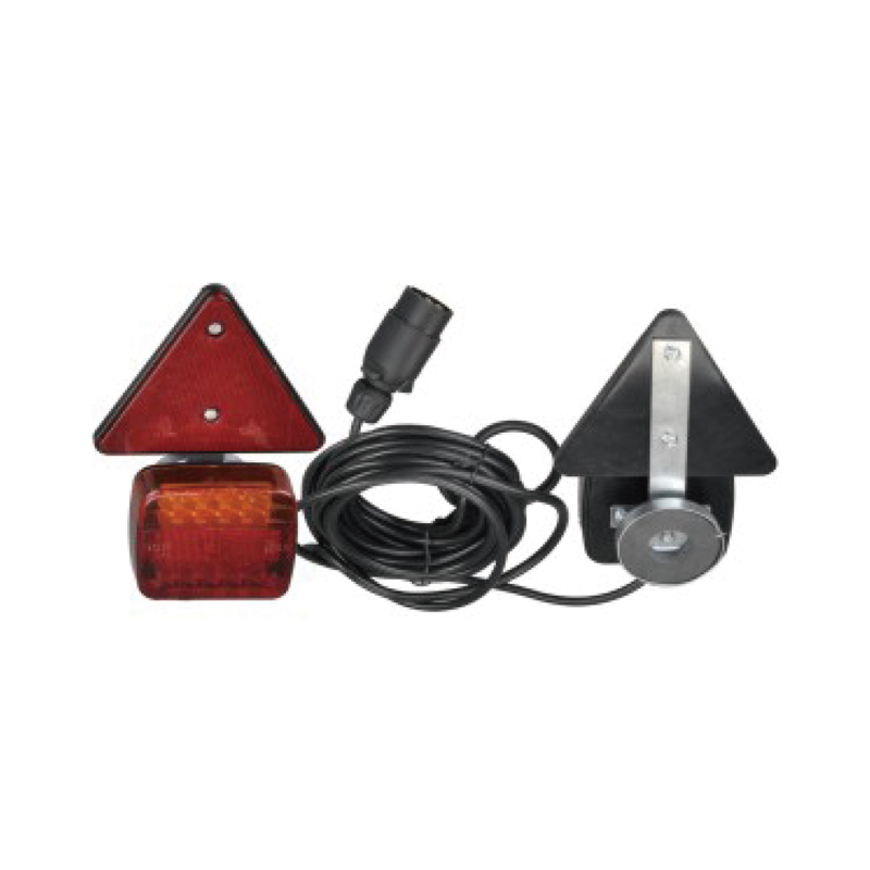 Kit de lumină magnetică cu LED (cu reflector triunghiular) JH108-C