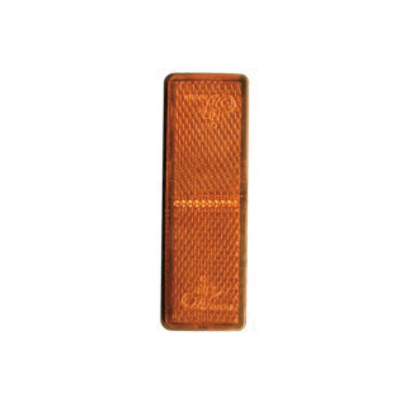 Reflector dreptunghiular cu certificat ADR& E-Mark alb/chihlimbar/rosu JH109-C
