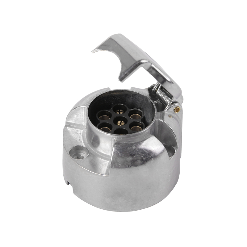 Priză rotundă mare din aluminiu cu 7 pini JH009-A